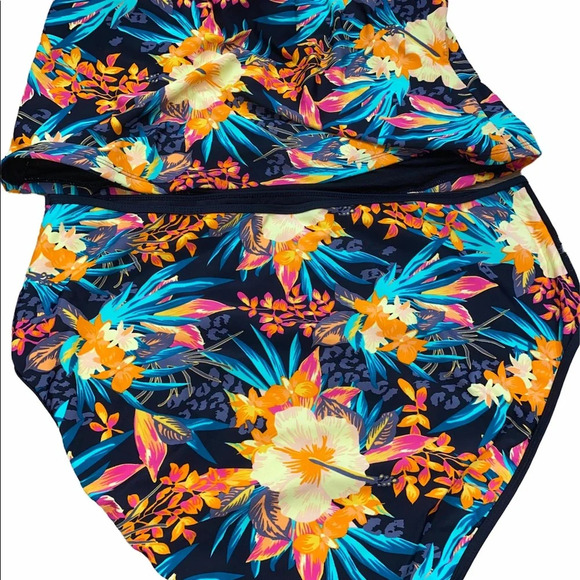 Your Best look 2 piece swimsuit tropical size 20W - Picture 3 of 8